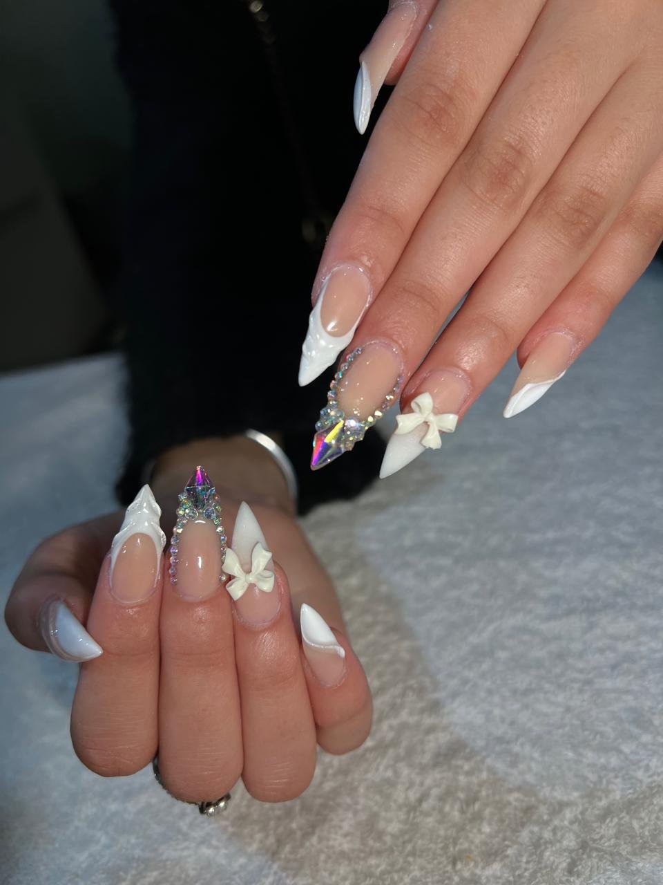 Coquette 3D Seashell & Ribbon Stilettos