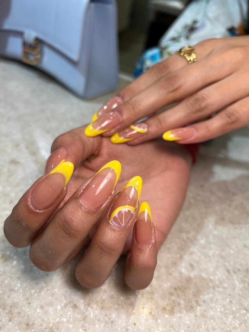 Amalfi Citrus Summer Gel Art